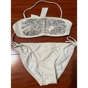 Xhilaration Bikini Set in White